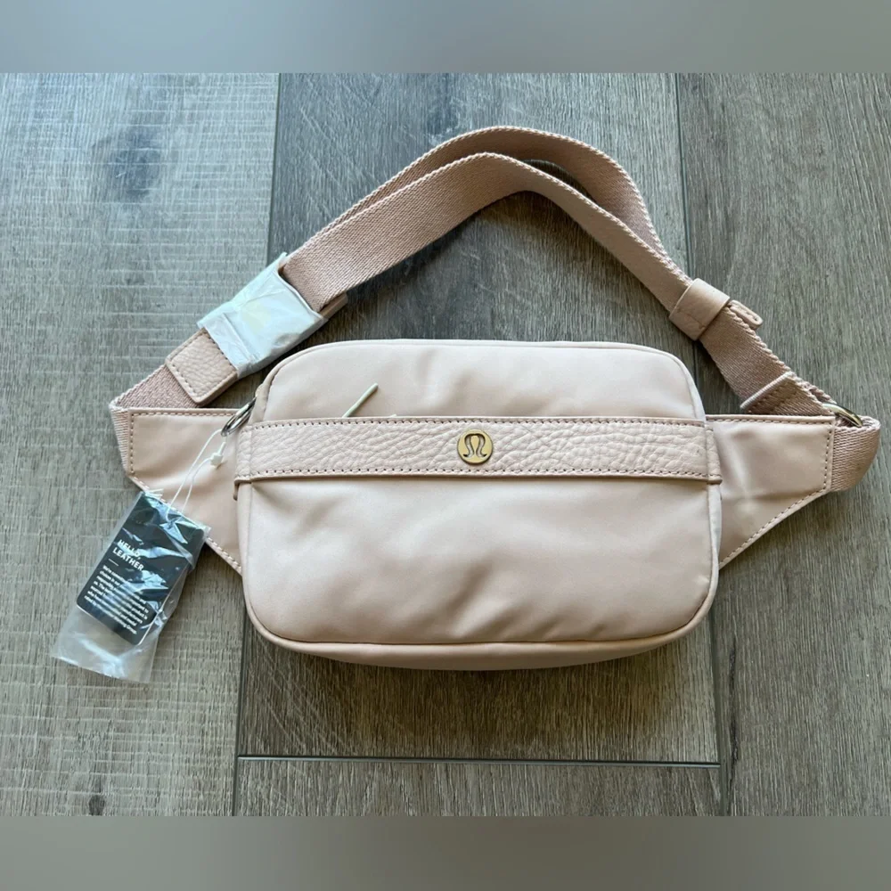 Lululemon Now and Always Belt Bag in Misty Shell / Soft Sand